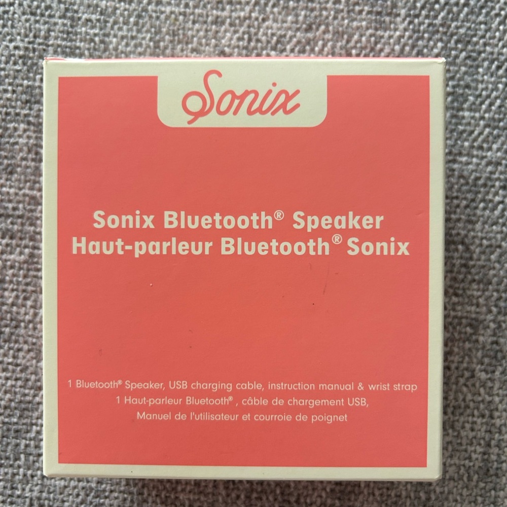 Sonix bluetooth speaker from FabFitFun box